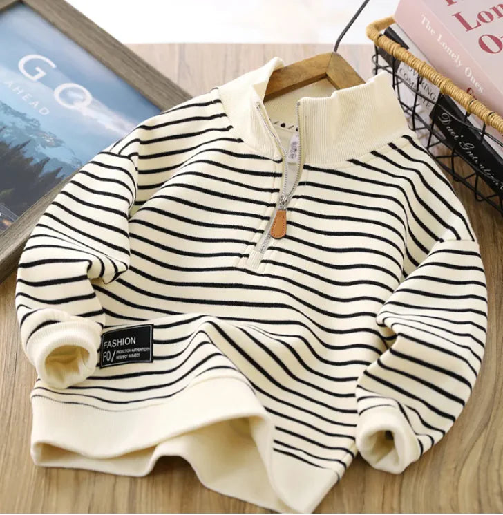 Children Casual Polo Collar Fashion Tops Handsome - # BOAA12510012