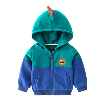 Children's Hooded Jacket and Fleece Sweater | For Boys - # BAAA111210001