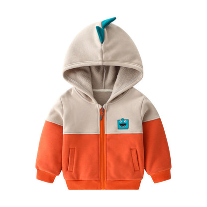 Children's Hooded Jacket and Fleece Sweater | For Boys - # BAAA111210001