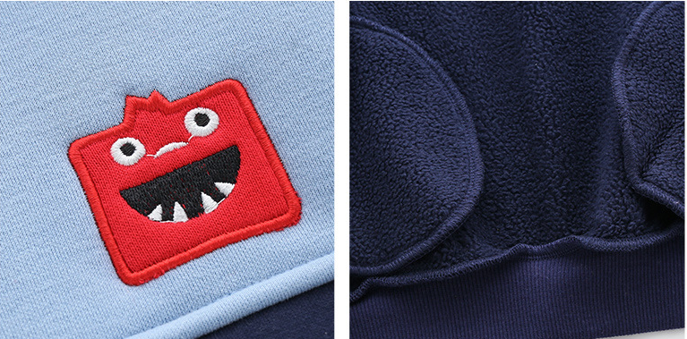 Children's Hooded Jacket and Fleece Sweater | For Boys - # BAAA111210001