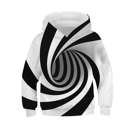 Children's Hooded Long-Sleeved Sweater | With Print - # BOAA13510047 & GIAA23510033