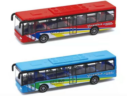 Children's Mini Alloy School Bus Model Toy Car - # BAGE81110042