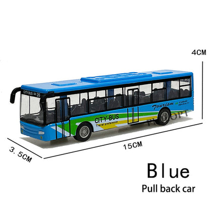 Children's Mini Alloy School Bus Model Toy Car - # BAGE81110042