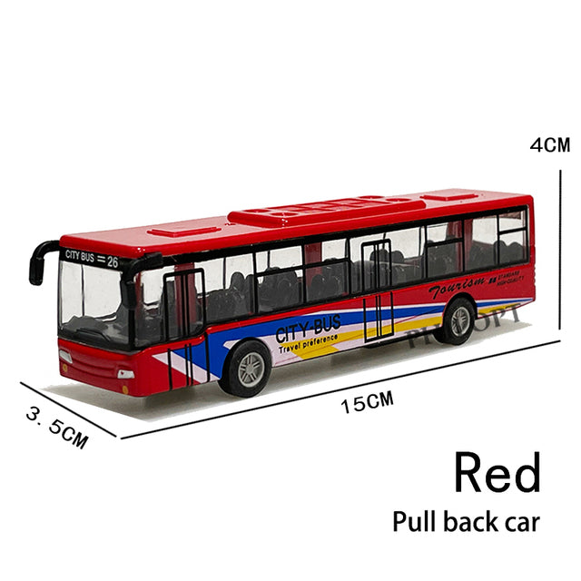 Children's Mini Alloy School Bus Model Toy Car - # BAGE81110042