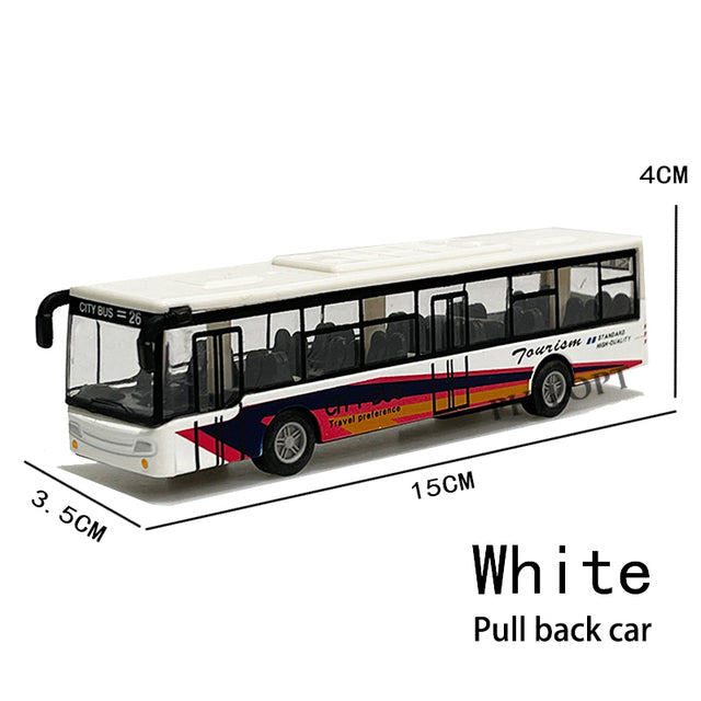 Children's Mini Alloy School Bus Model Toy Car - # BAGE81110042