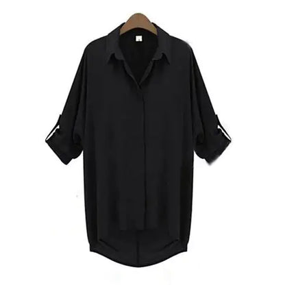 Chill With Me Chiffon Shirt - # WOAA21510016-PRG