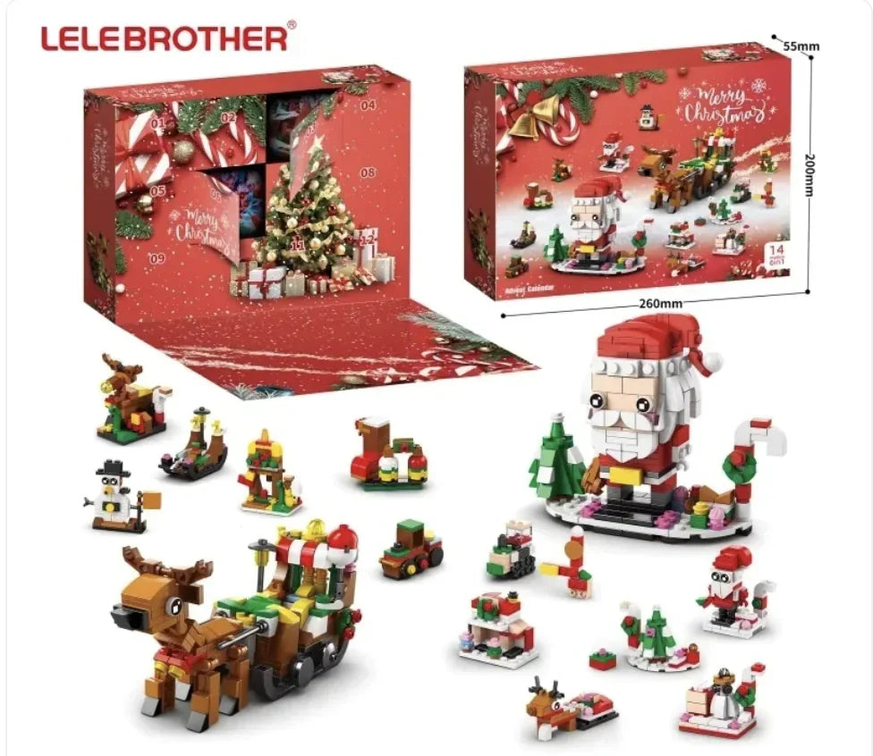 Christmas Blind Box Poking Hole Music Children Assembling - # BOT&G522510004