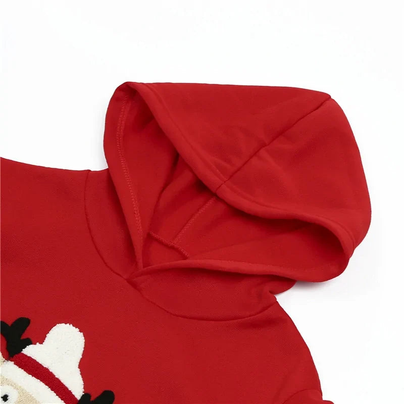 Christmas Family Matching Hoodie Pullover Sweatshirt Jumper - # BOAA12510001