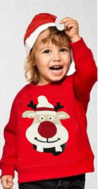 Christmas Family Matching Hoodie Pullover Sweatshirt Jumper - # BOAA12510001