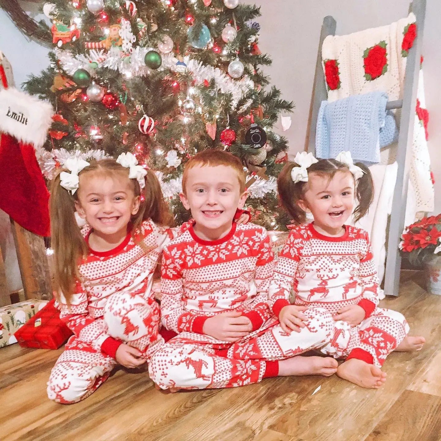 Christmas Pajamas Fall Family Set - # BOAA11710010