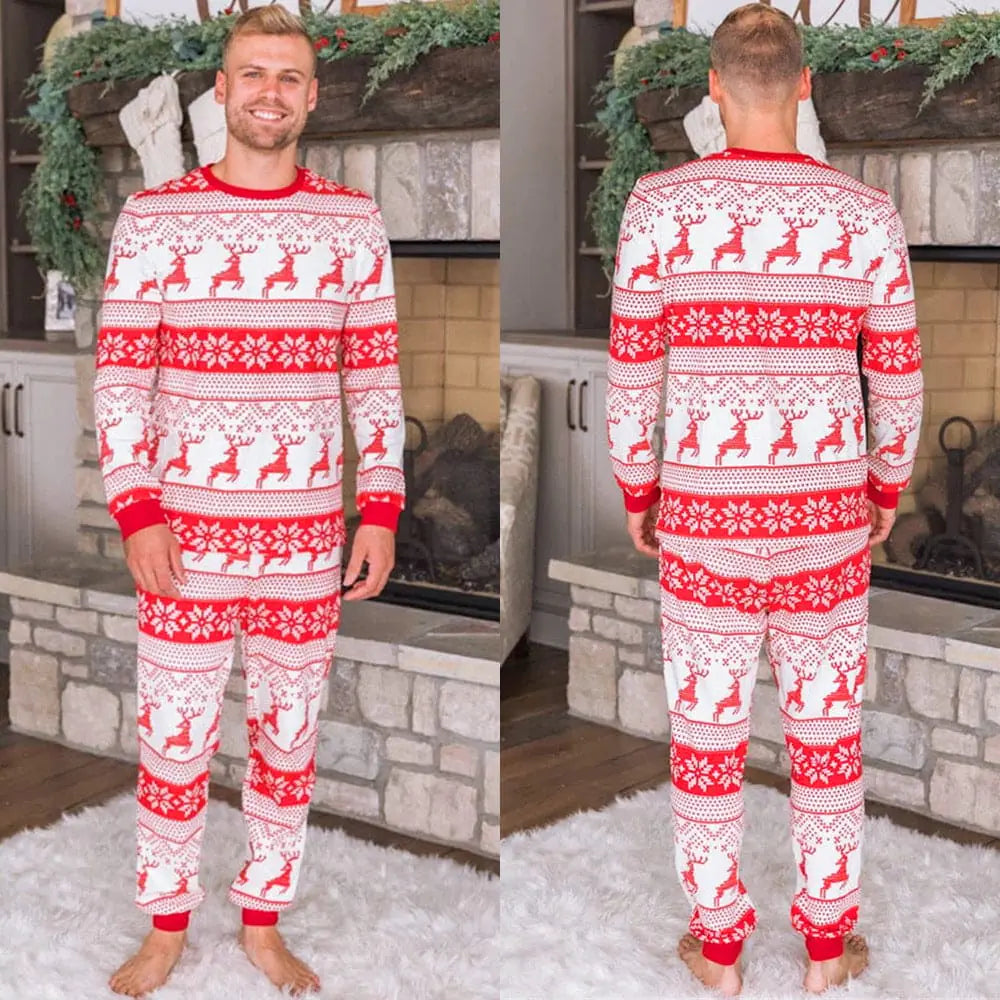 Christmas Pajamas Fall Family Set - # BOAA12710003