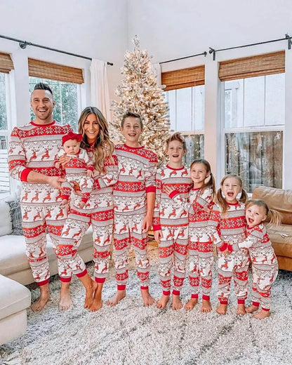 Christmas Pajamas Fall Family Set - # BOAA12710003