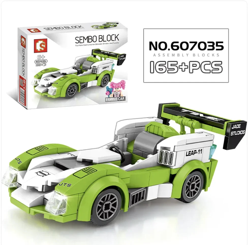 City Racing Building Blocks Set - Educational Car Story Toys for Children - # BOT&G52710007