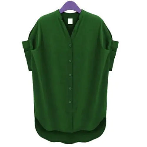 CLASSIC Shirt With Accordion Sleeves - # WOAA21510008-PRG