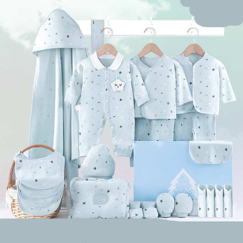 Complete Newborn Welcome Gift Box – 100% Cotton Essentials Set | Carefully selected to comfort and support your baby’s first precious weeks - # BANB11110008