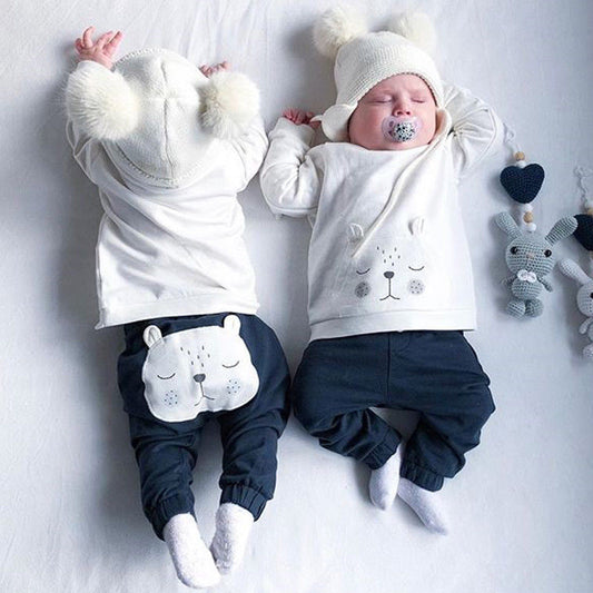 Baby Cotton Outfit Set — 2 Pieces