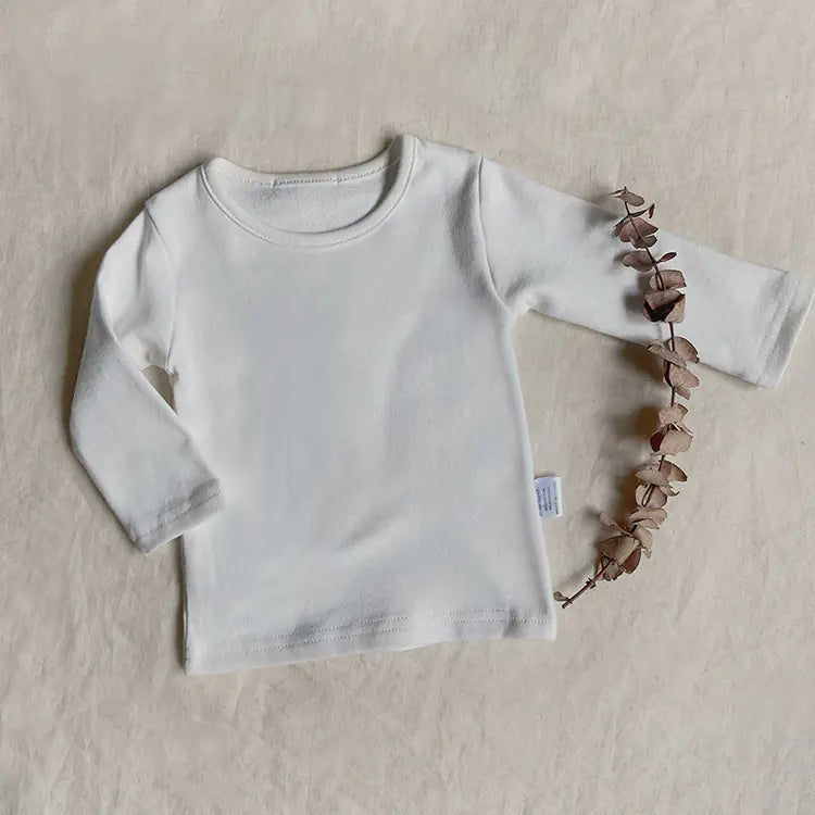 Cotton Long Sleeve T-shirts | For Newborns | 3-24M - # BAAA1111010005