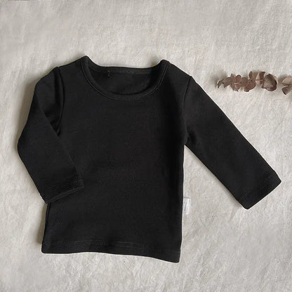 Cotton Long Sleeve T-shirts | For Newborns | 3-24M - # BAAA1111010005