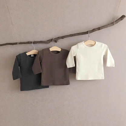 Cotton Long Sleeve T-shirts | For Newborns | 3-24M - # BAAA1111010005
