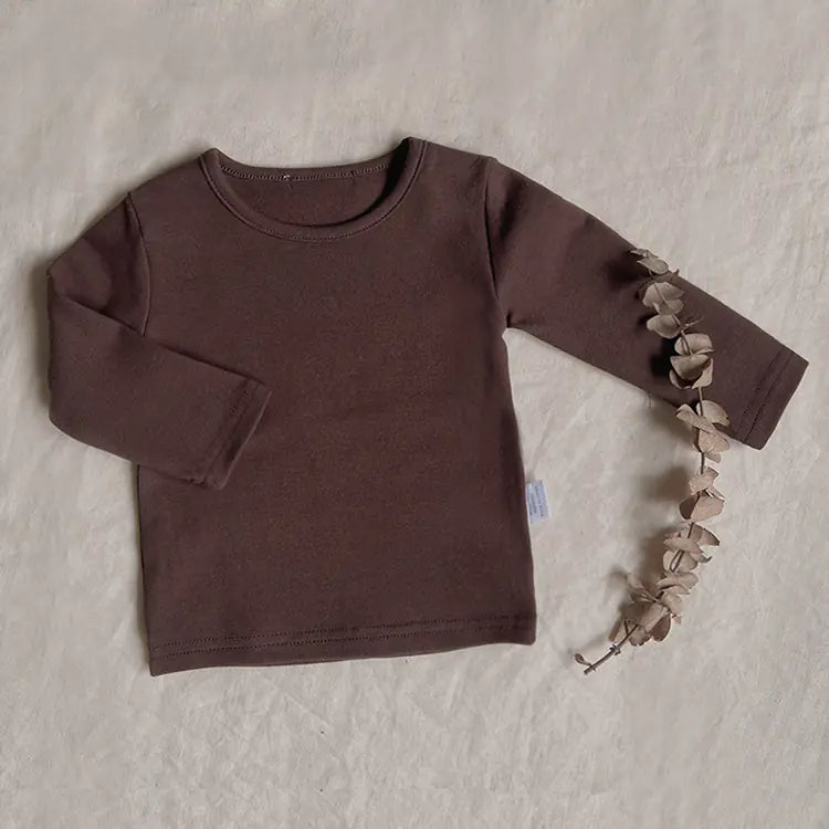 Cotton Long Sleeve T-shirts | For Newborns | 3-24M - # BAAA1111010005
