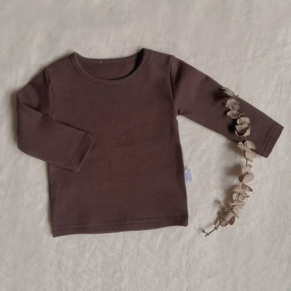 Cotton Long Sleeve T-shirts | For Newborns | 3-24M - # BAAA1111010005