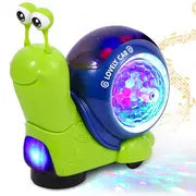 Crawling Snail & Crab Baby Toys | With Lights & Music - # BAGE81110024