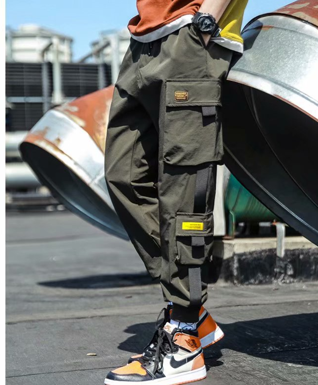 Cropped Cargo Trousers - # BOAA13410026