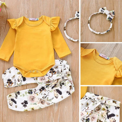 Cute Baby Girl Romper Set - # BAAA71710003