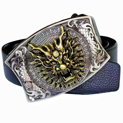 Smooth Buckle Self-defense Belt Knife Punk Buckle Head