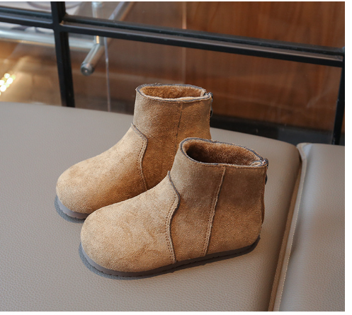 New Winter Versatile British-style Girls Ankle Boots