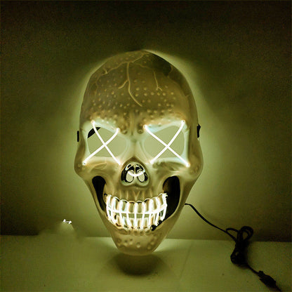 Halloween Skull Glowing Mask Bar Night Horror
