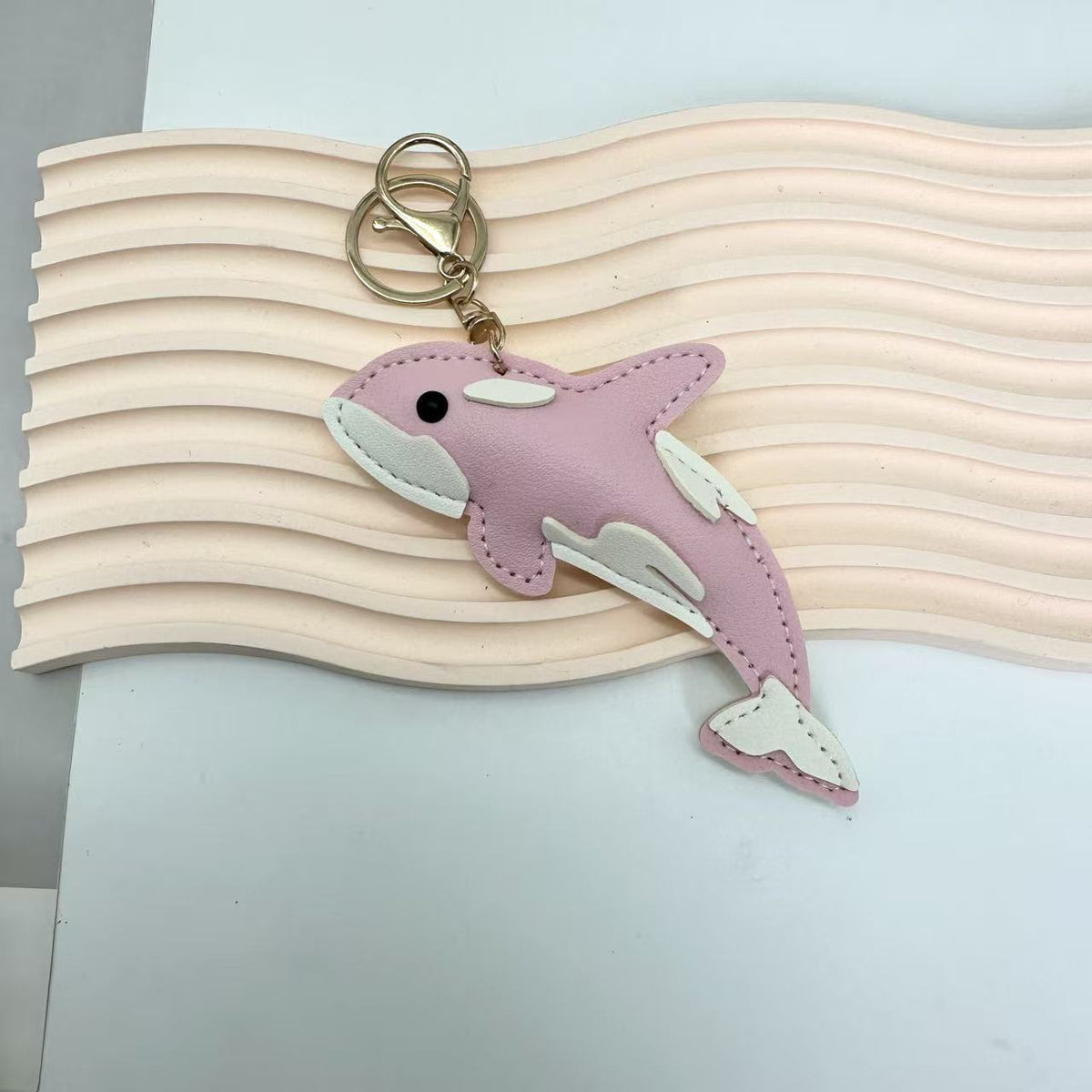 New-style Marine Animal Keychain Made Of PU Leather Shark