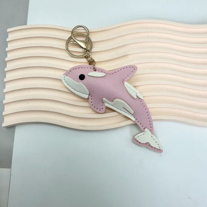 New-style Marine Animal Keychain Made Of PU Leather Shark
