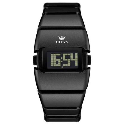 Fashionable Digital Display High-end Square-shaped Student Electronic Watch