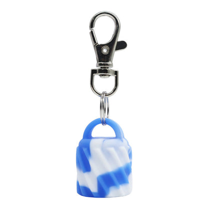 Silicone Universal Lip Gloss Keychain Silicone Cap Lipstick Cover