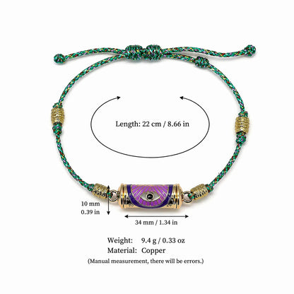 Evil Eye Kaleidoscope Necklace Clavicle Chain