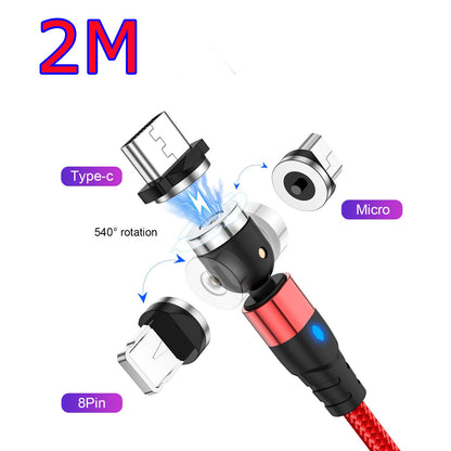 Magnetic data cable