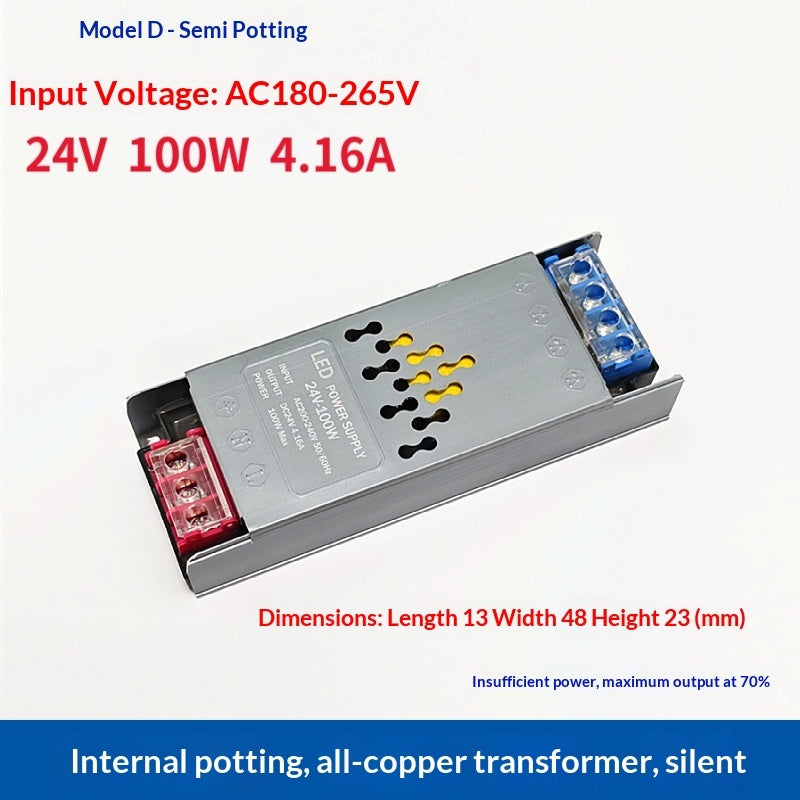 LED Strip Light Transformer Switching Power Supply 220V To DC 12V24V Low-voltage Power Supply For Advertising Light Boxes