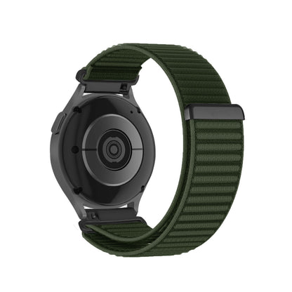 Nylon Braided Watch Strap With A Rugged Mountain-inspired Pattern