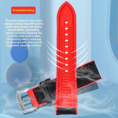 Nylon Rubber Watch Strap Adapter