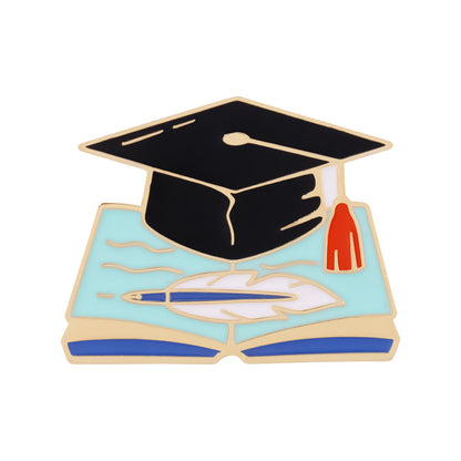 New Graduation Season Bachelors Cap Series Brooch Set