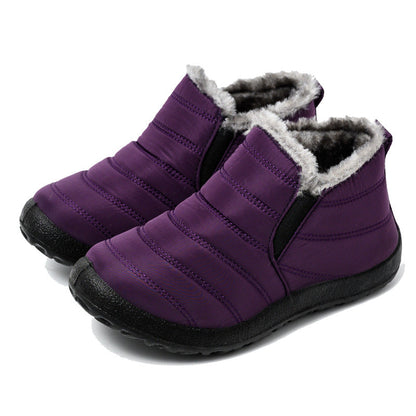Warm Cotton Shoes Soft-soled Waterproof Boots For Snowy Conditions