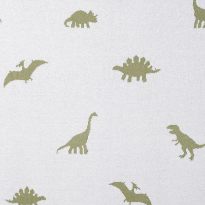 Dinosaur Jacquard Knit Baby Blanket