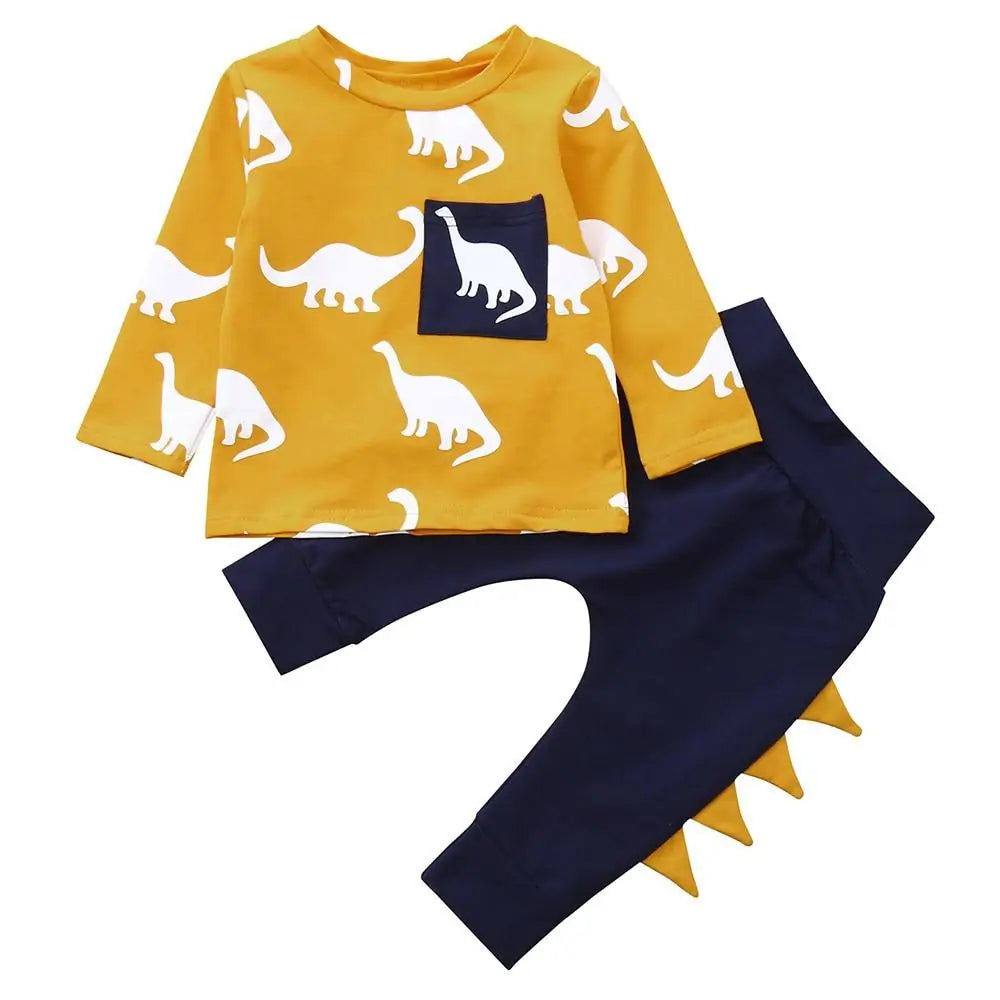 Dinosaur Shirts Set | For Boys & Girls Kids - # BOAA11310006 & BAAA71710025