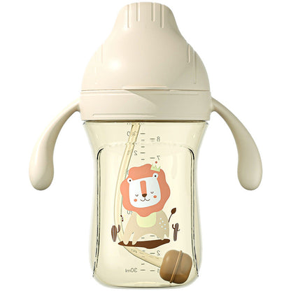 Dual-purpose Baby Bottle | With Anti-flatulence Straw Cup - # BAGE21810009