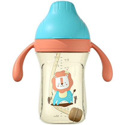 Dual-purpose Baby Bottle | With Anti-flatulence Straw Cup - # BAGE21810009