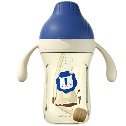 Dual-purpose Baby Bottle | With Anti-flatulence Straw Cup - # BAGE21810009