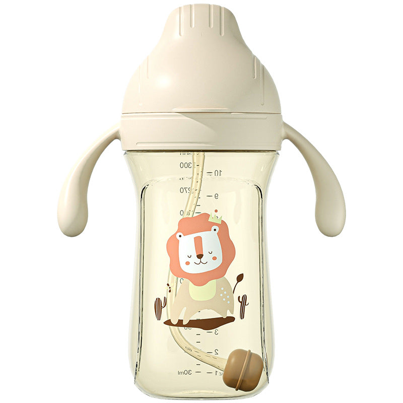 Dual-purpose Baby Bottle | With Anti-flatulence Straw Cup - # BAGE21810009