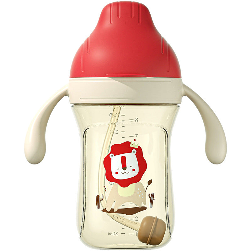 Dual-purpose Baby Bottle | With Anti-flatulence Straw Cup - # BAGE21810009