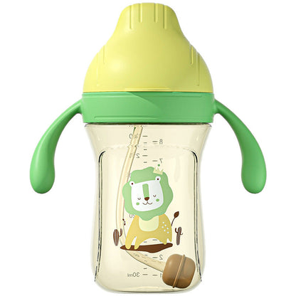 Dual-purpose Baby Bottle | With Anti-flatulence Straw Cup - # BAGE21810009